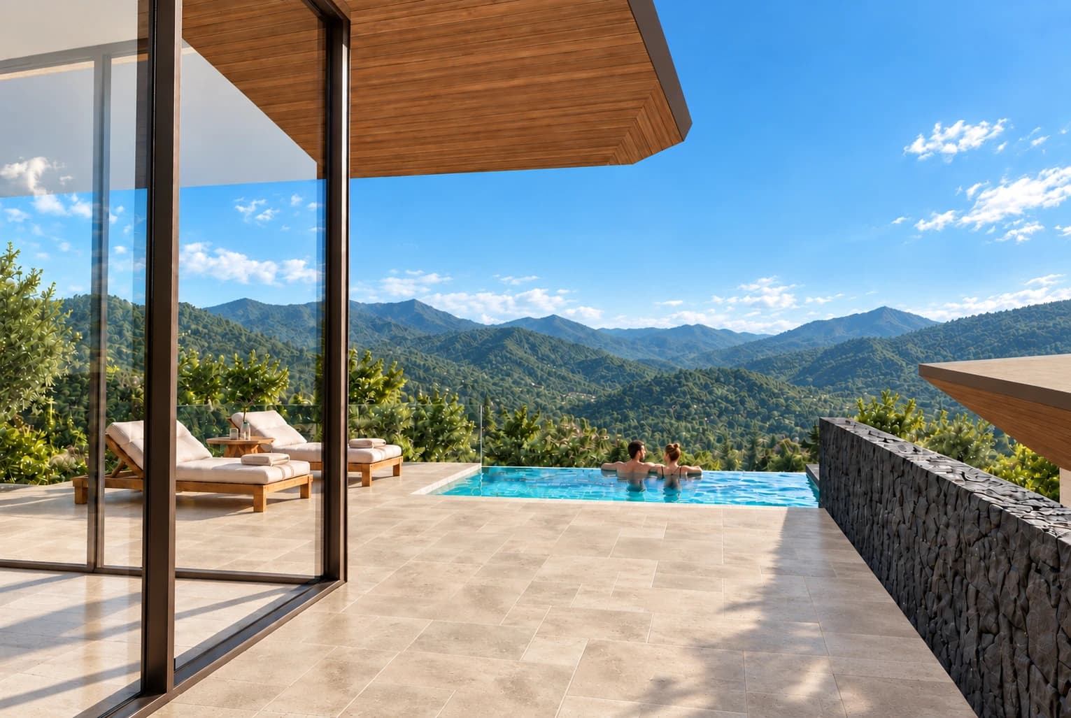 Hazel residence pool terrace
