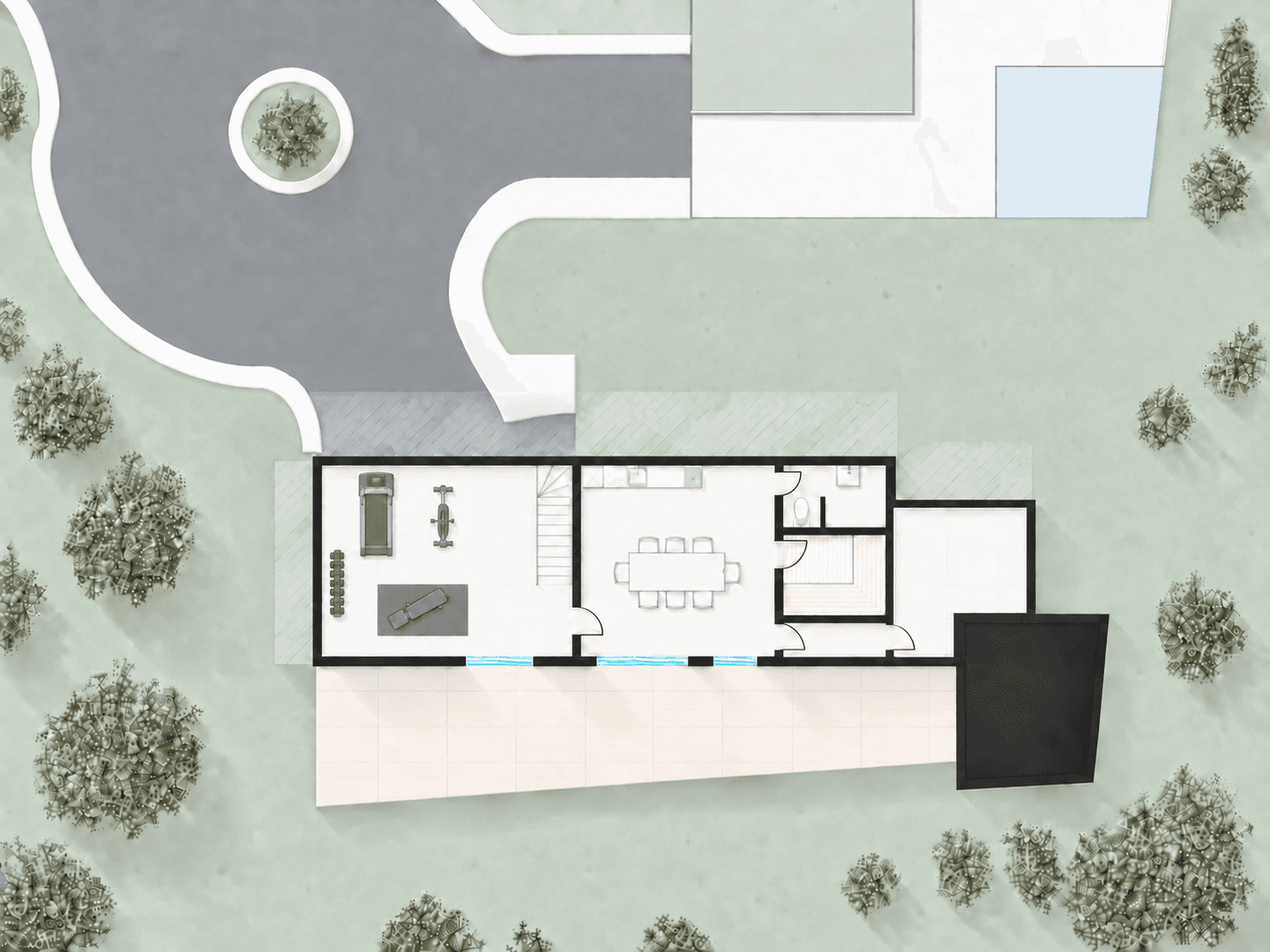 River — Floor 1 plan